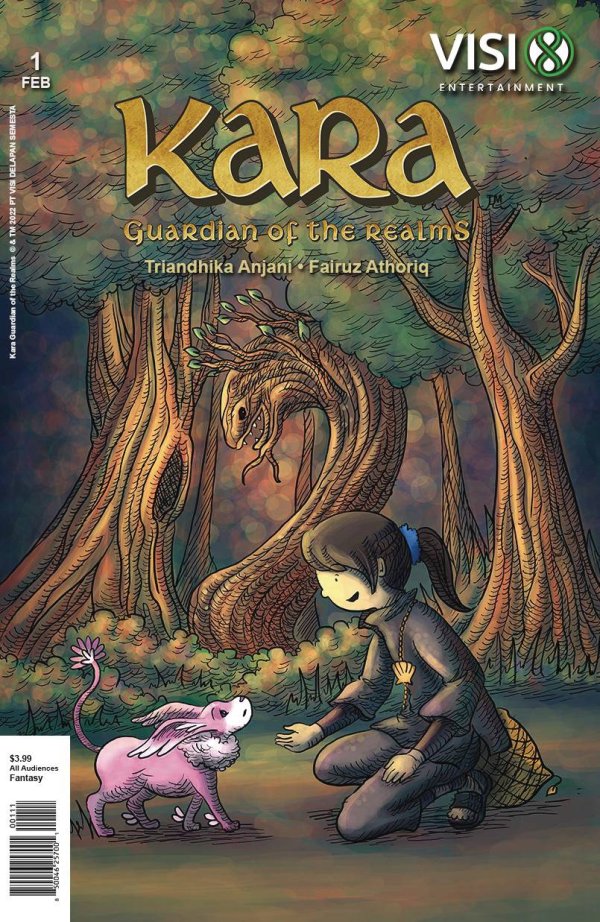 Front cover of Kara: Guardian of the Realms issue 1