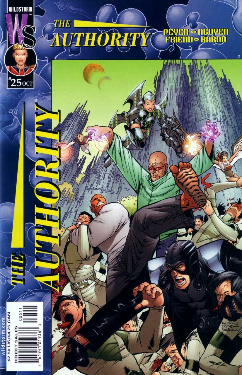 Cover of issue 25 of The Authority, a comic by WildStorm,